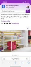 Wayfair Metal Mid Sleeper Bed