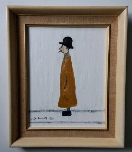 Lowry oil board signed - oil,