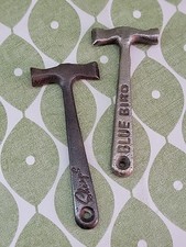 2 x Vintage Toffee Hammers Metal Sharps & Blue Bird