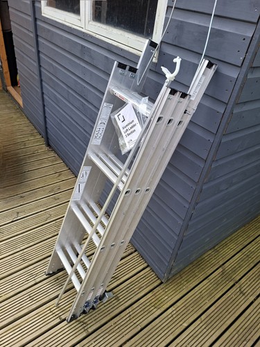Aluminium loft ladder - aluminium,
