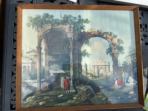Framed and glazed - a,