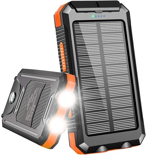 20000mah solar power bank dual - 20000mah,