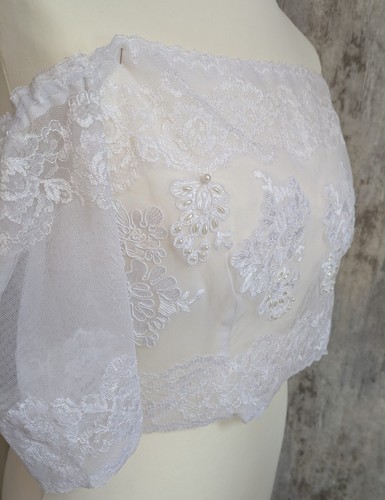 White tulle and lace - lace, wedding