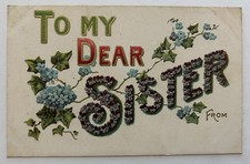 Antique Embossed Postcard To