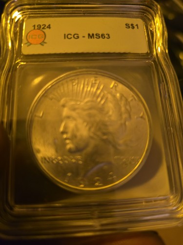 1924 peace dollar - peace, in