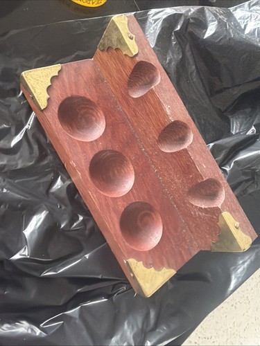 Vintage wooden pipe rack - vintage, 3