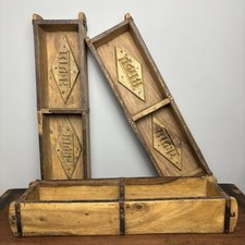 Vintage Indian Double Wooden