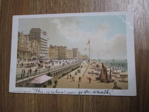 Postcard king road - of, king's