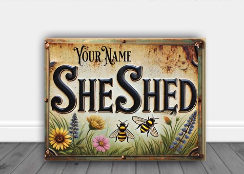 Personalised she shed - she, ladies