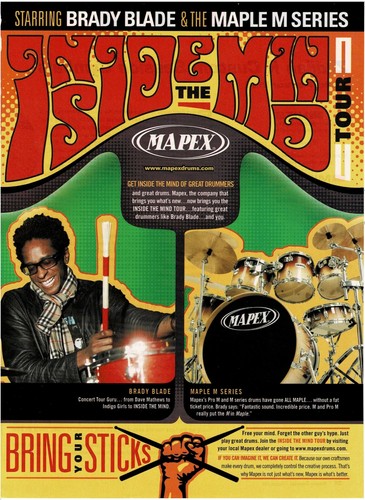 Mapex drums brady blade - mapex,