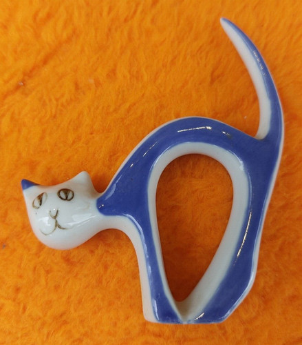 Royal dux bohemian cat 50s - royal,