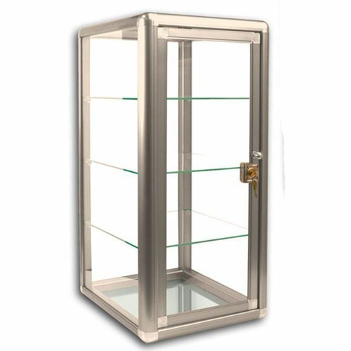 Glass countertop display case - glass,