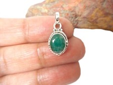 Small Green Oval  Emerald