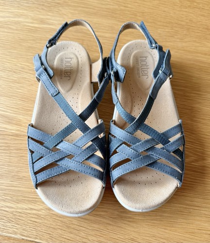 Hotter maisie blue leather - hotter,