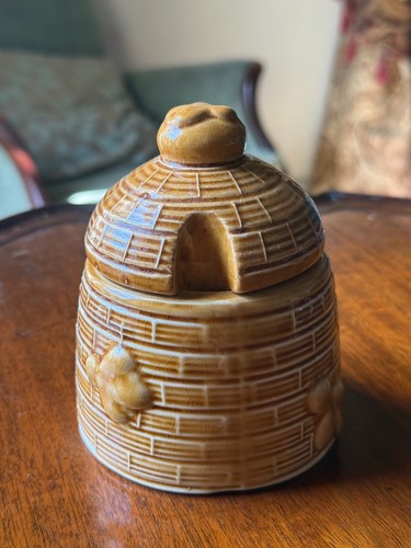 Vintage ceramic honey - honey, with