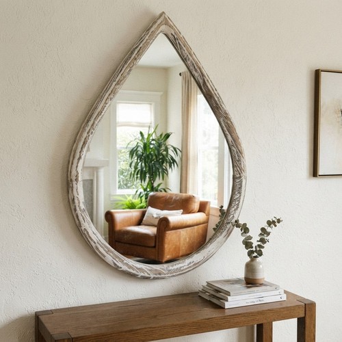 Chic oval teardrop - teardrop, mirror
