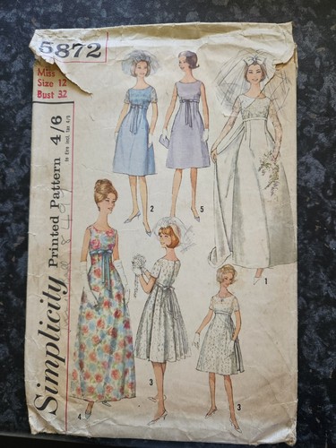 1960 sewing pattern - 1960's, pattern.