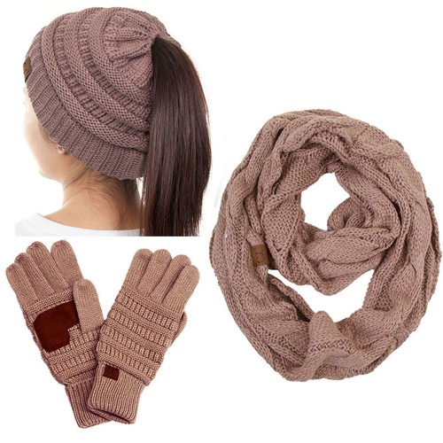 Women warm beanie tail - women,