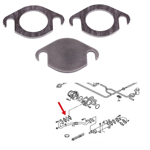 Egr valve blanking plate - ﹒egr,