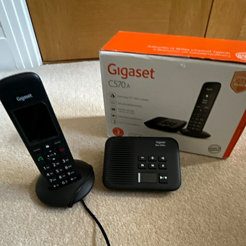 Gigaset c570a black cordless - gigaset,