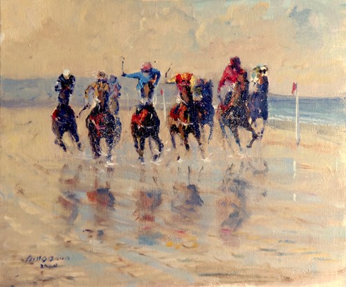 Original oil painting horse - oil, painting,