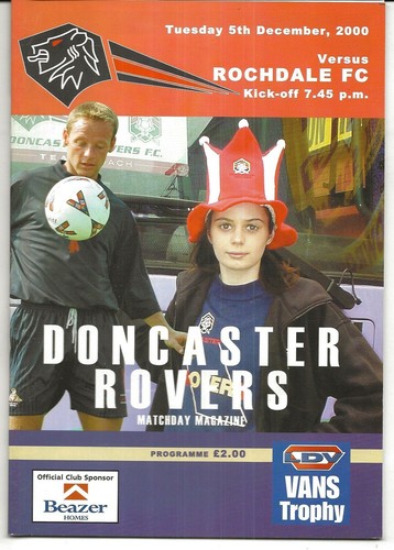 Football programme doncaster - football, programme>doncaster