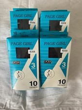 ladies 10 Denier  Black Tights