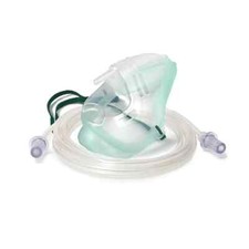 5 X Intersurgical Medium Concentration Oxygen Mask & Tubing 2.1 m