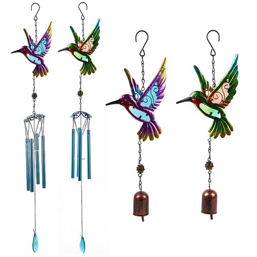 Hummingbird metal hanging wind - metal,