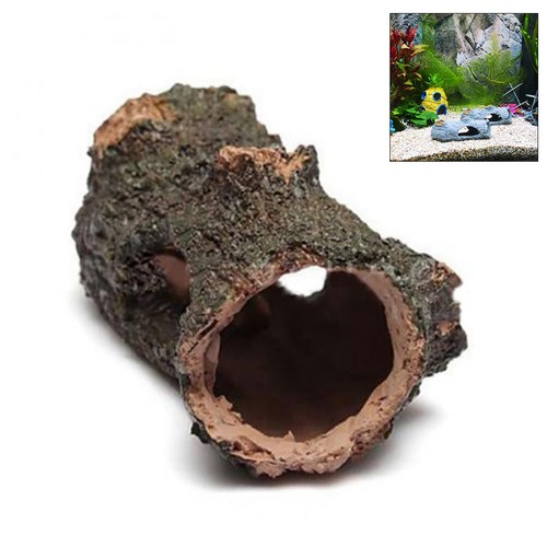 Large tree log hide ornament - tree,