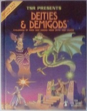 AD&D Deities and Demigods 1st Edition Hardcover 128 Pages, Excellent condition