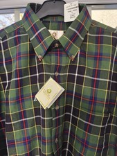 BNWT Viyella Tartans Cotton/Wool Blend Plaid Shirt Size: Large