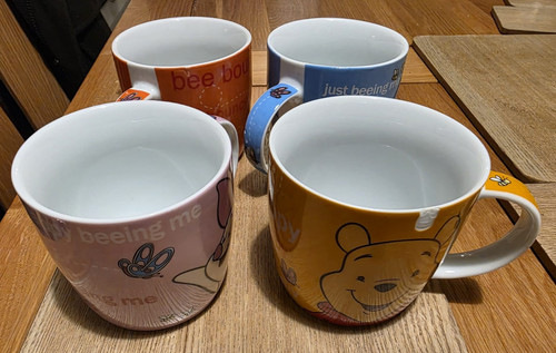 Four churchill disney mugs - four,