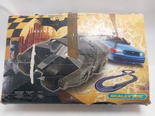 Scalextric Batman Begins Batmobile vs Police Car Slot Car Set - Untested