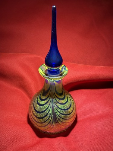 Vintage iridescent glass - iridescent,