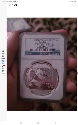 2014 ms70 silver panda - 2014,