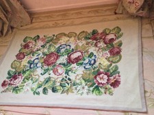 Vintage Floral Needlepoint