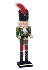 38cm Deluxe Traditional Wooden Nutcracker Soldier Decoration Christmas Ornament