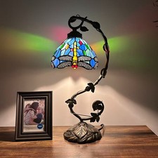 Tiffany Style Table Lamp Blue