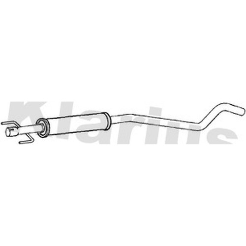 Centre exhaust box - box, silencer