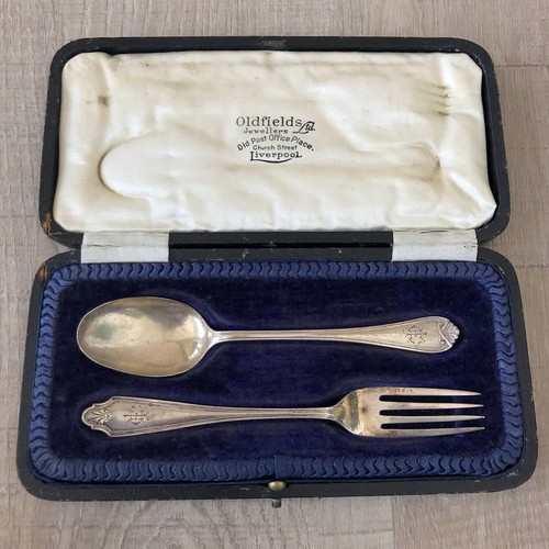 Antique silver christening - antique,