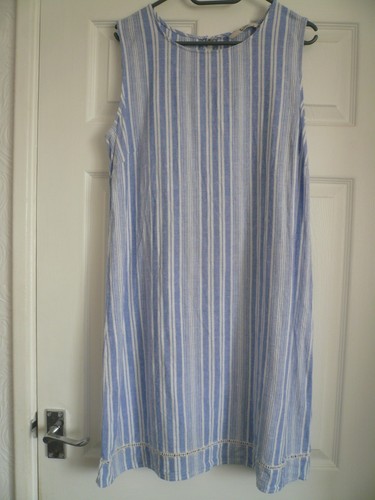 Linen denim blue - , mix