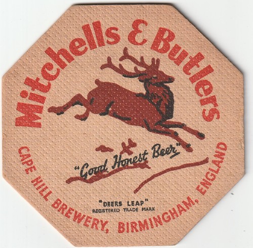 Beer mat mitchell butlers - beer,