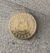 Sea Life Coin Token - Breed Rescue Protect - Seahorses Design