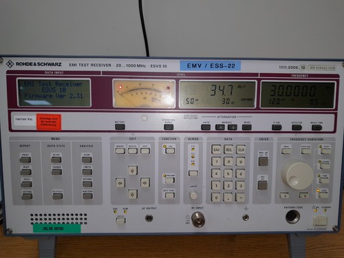 Rohde schwarz esvs 10 emi - rohde, &