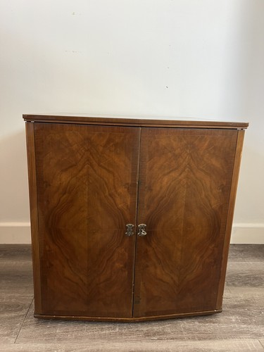 Vintage walnut cabinet - vintage,