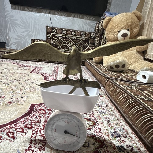Brass eagle bird figurine - brass,