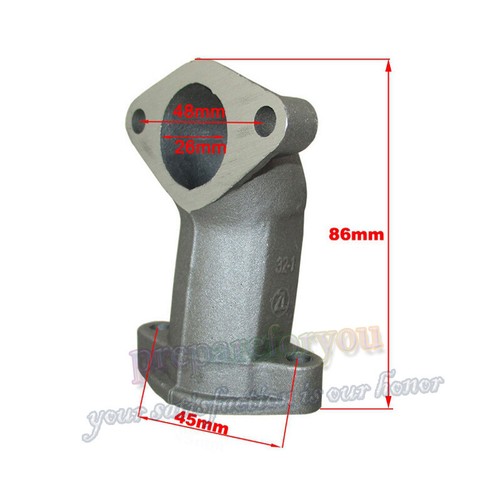 Straight 26mm intake inlet - 26mm,
