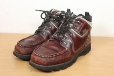 Rockport XCS Boots Hydroshield Waterproof Vibram Burgundy Leather UK 11.5