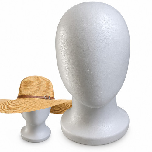 Foam mannequin head wig hat - head,